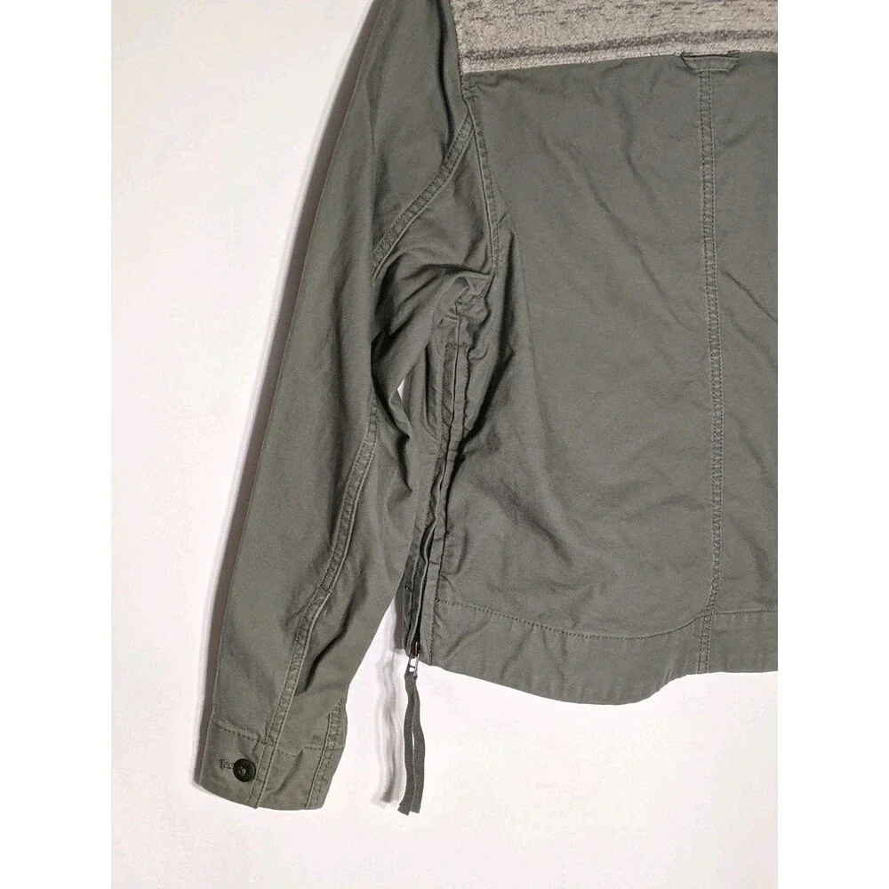 REI Co-op Trailsmith Utility Jacket Women's Sz S Gray Military Novelty Outdoors